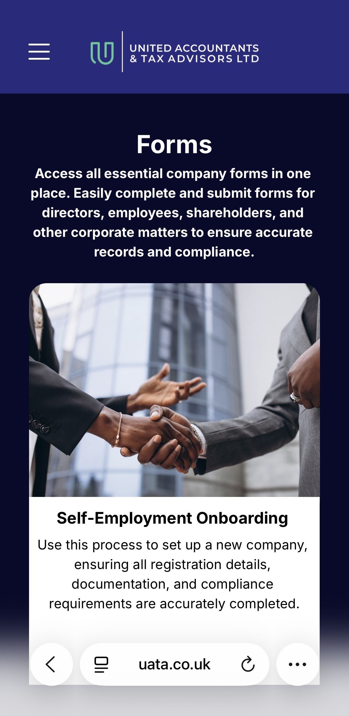 UATA client forms
